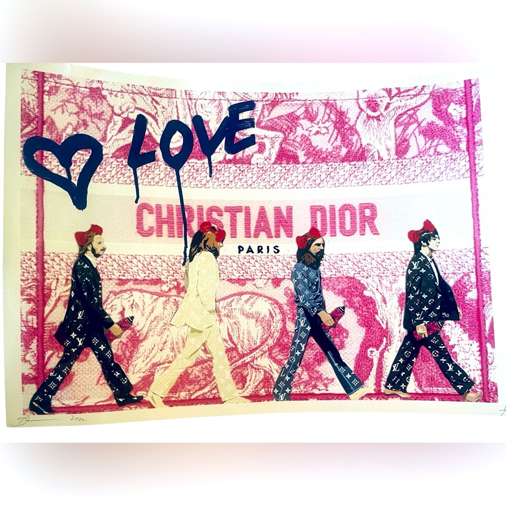 2022 PRINTERS PROOF! Death NYC Beatles Love Dior, Ltd Ed: PP/100